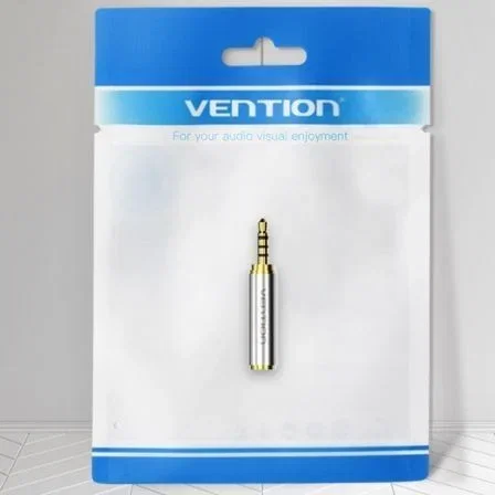 Vention Adaptador de Audio Jack 2,5 mm Macho a 3,5 mm Hembra Plata VAB-S02